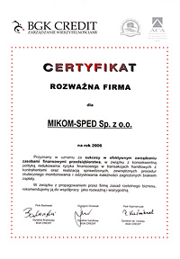 © MIKOM-SPED Transport Services and Forwarding